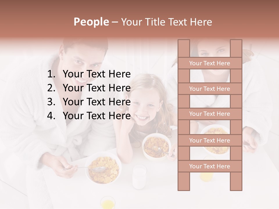 S Cornflake Bathrobe PowerPoint Template