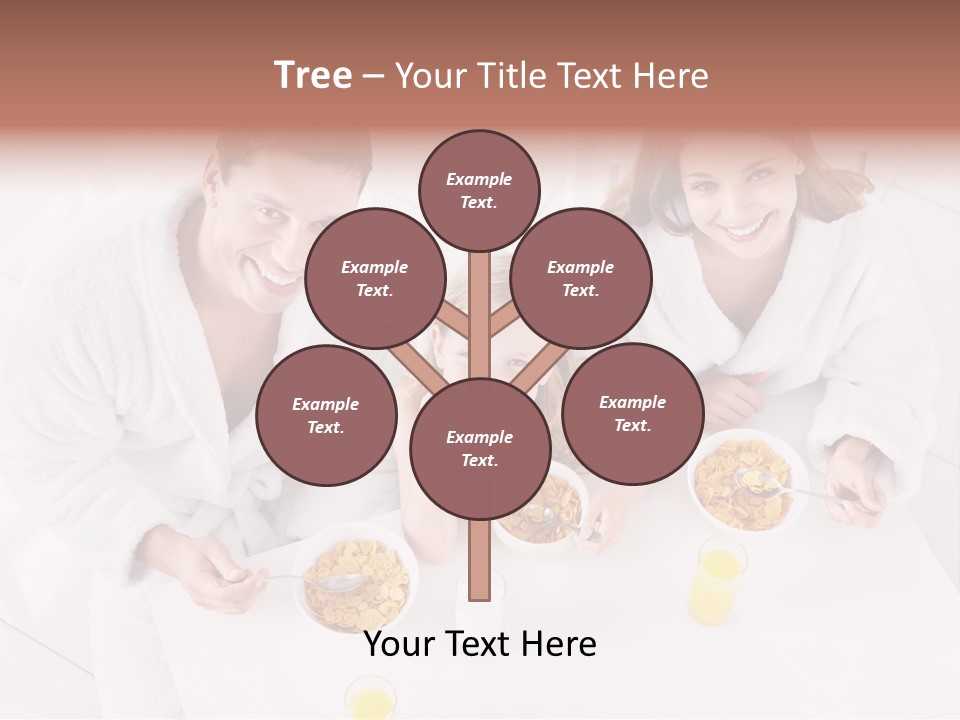 S Cornflake Bathrobe PowerPoint Template