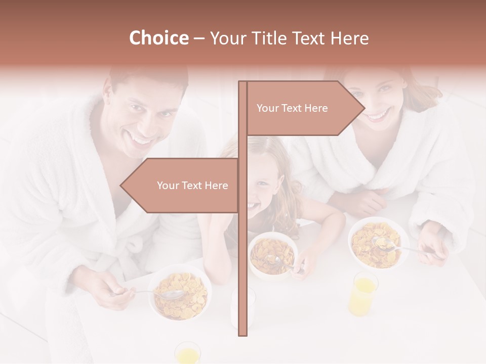 S Cornflake Bathrobe PowerPoint Template