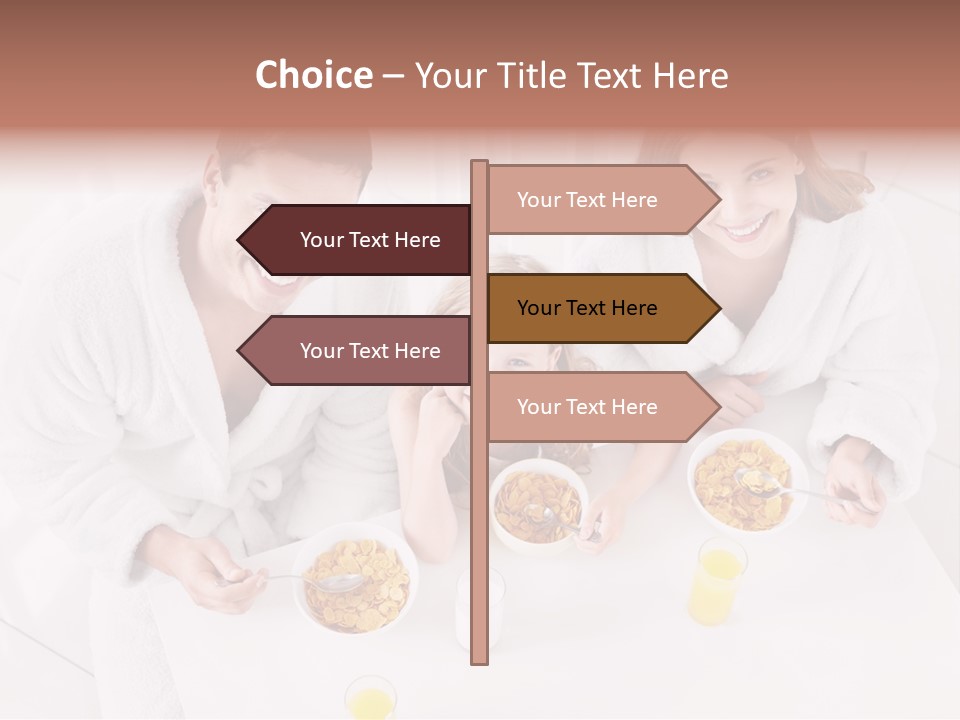 S Cornflake Bathrobe PowerPoint Template