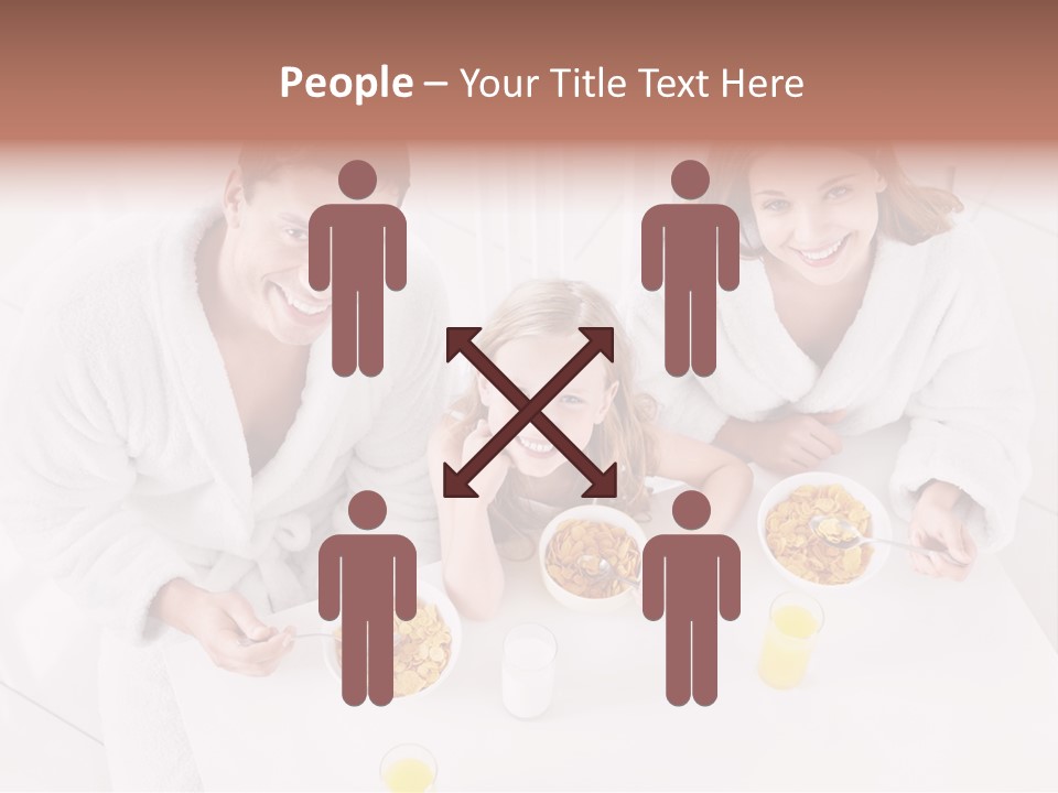 S Cornflake Bathrobe PowerPoint Template