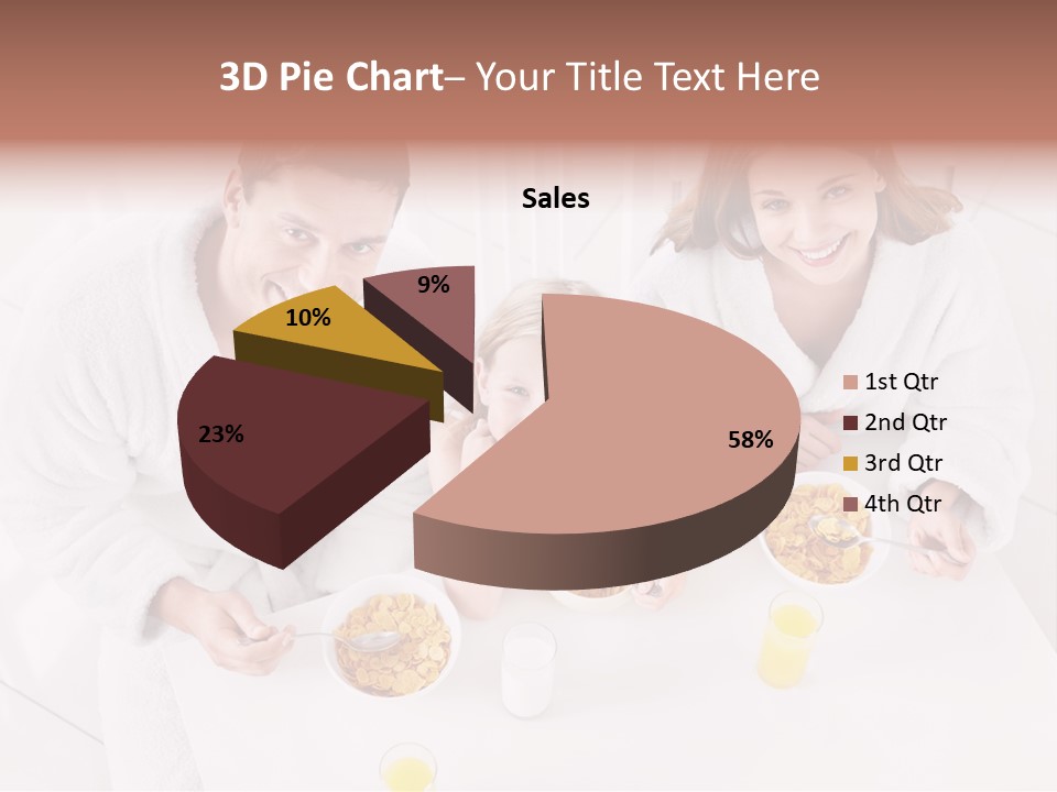 S Cornflake Bathrobe PowerPoint Template