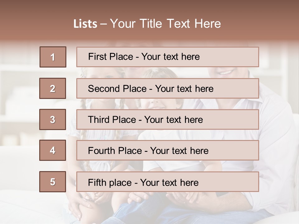 Man Home Grandfather PowerPoint Template