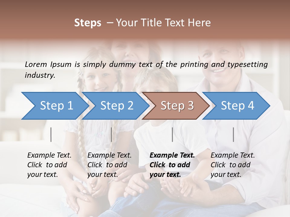 Man Home Grandfather PowerPoint Template