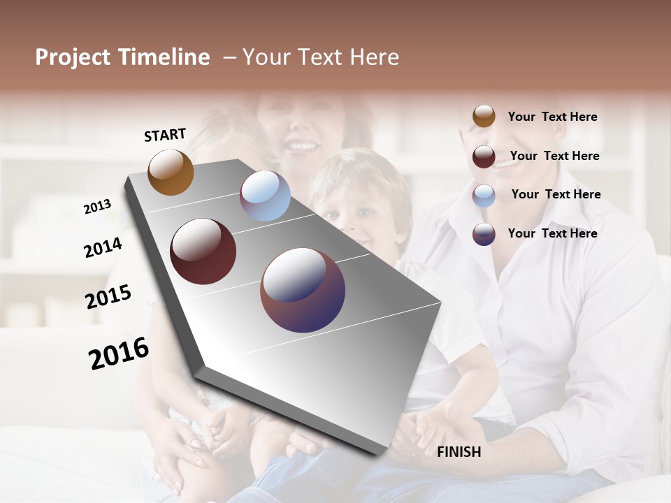 Man Home Grandfather PowerPoint Template