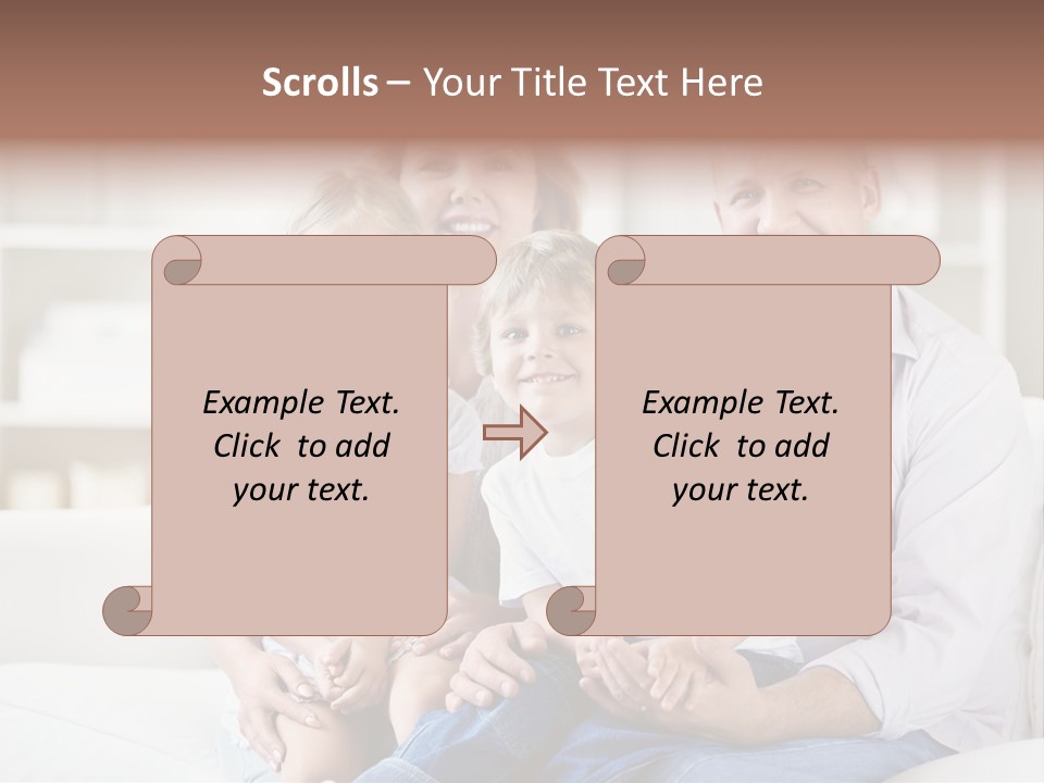 Man Home Grandfather PowerPoint Template