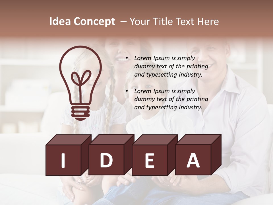 Man Home Grandfather PowerPoint Template