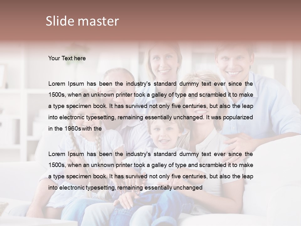 Embracing Girl Portrait PowerPoint Template