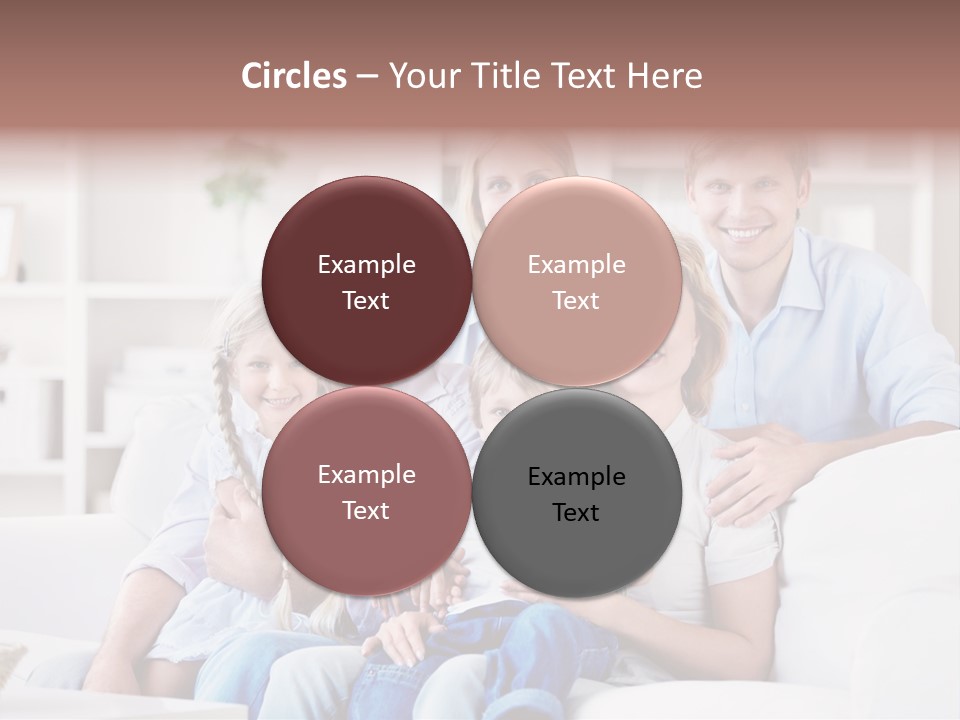 Embracing Girl Portrait PowerPoint Template