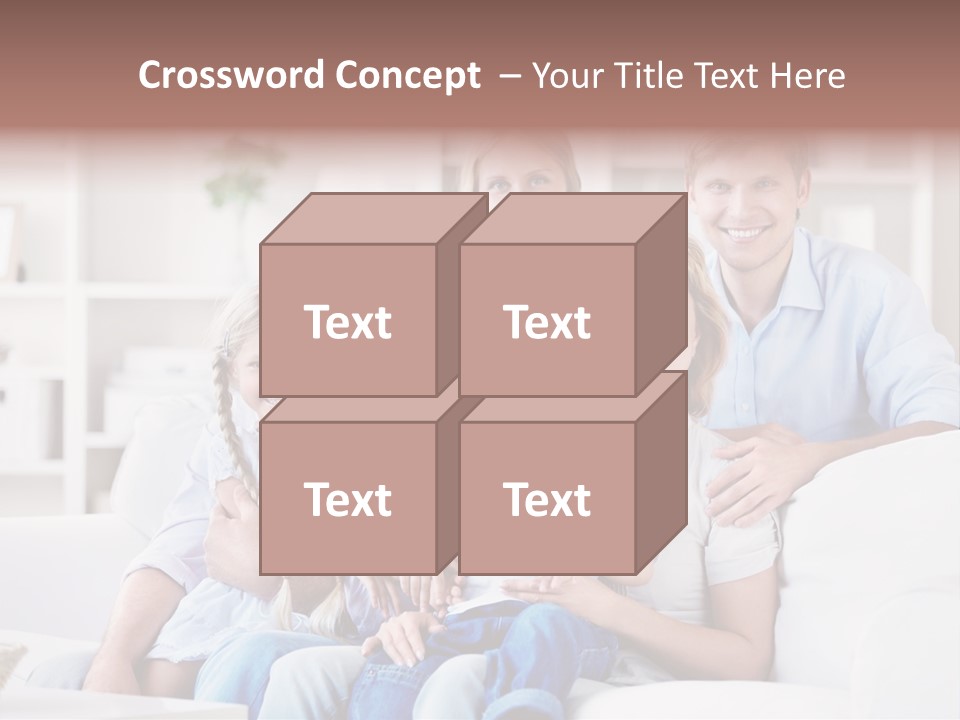 Embracing Girl Portrait PowerPoint Template