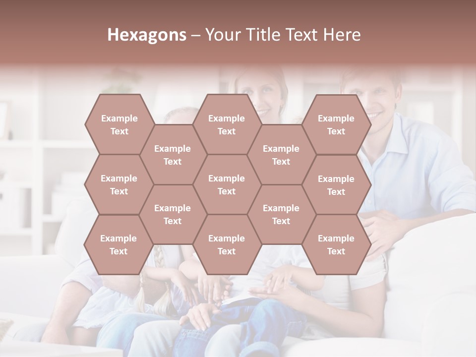 Embracing Girl Portrait PowerPoint Template