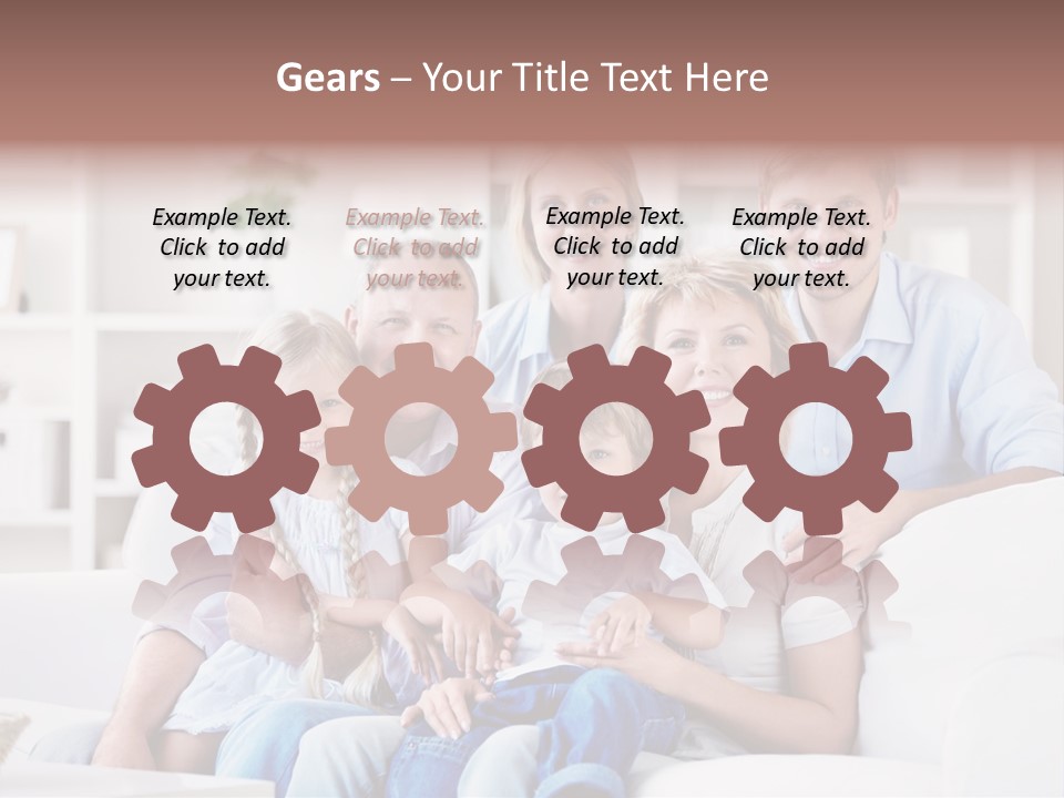 Embracing Girl Portrait PowerPoint Template