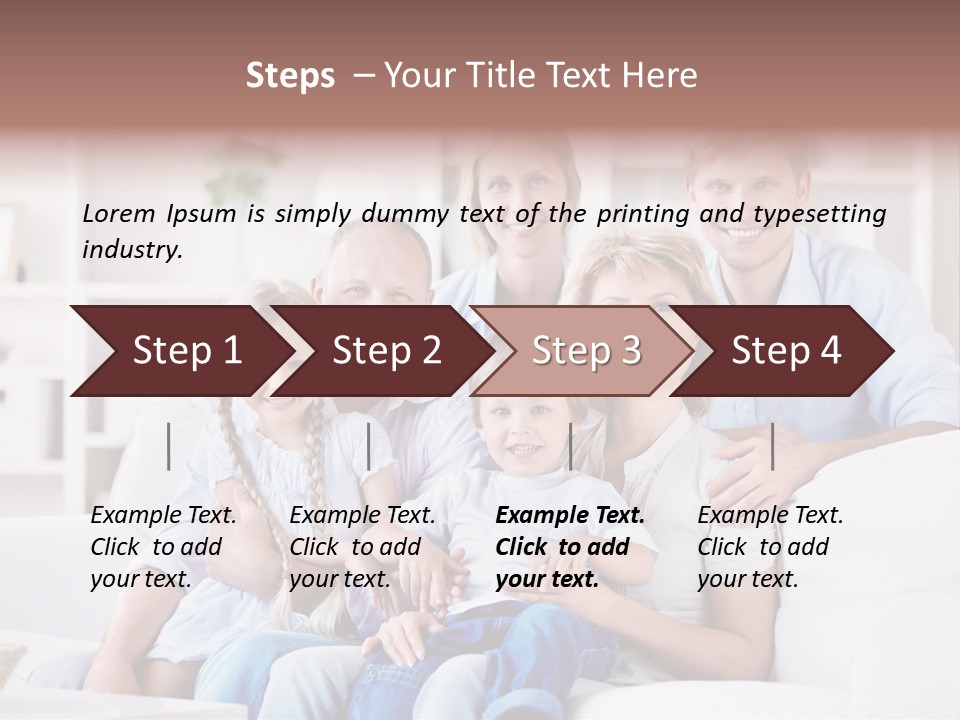 Embracing Girl Portrait PowerPoint Template