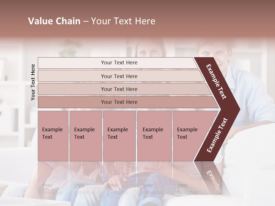 Embracing Girl Portrait PowerPoint Template