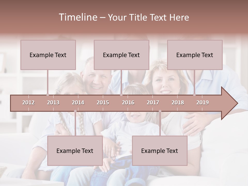 Embracing Girl Portrait PowerPoint Template