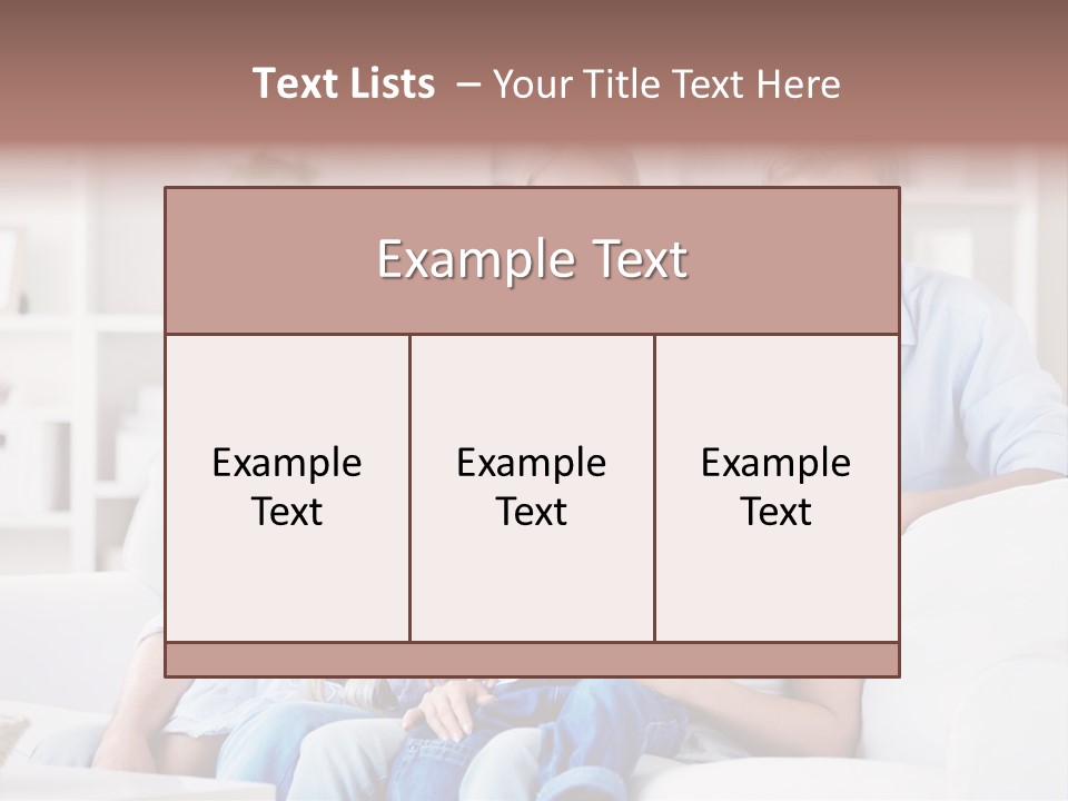 Embracing Girl Portrait PowerPoint Template