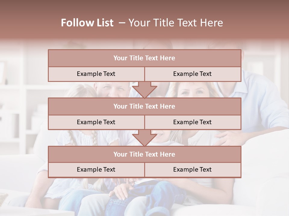 Embracing Girl Portrait PowerPoint Template