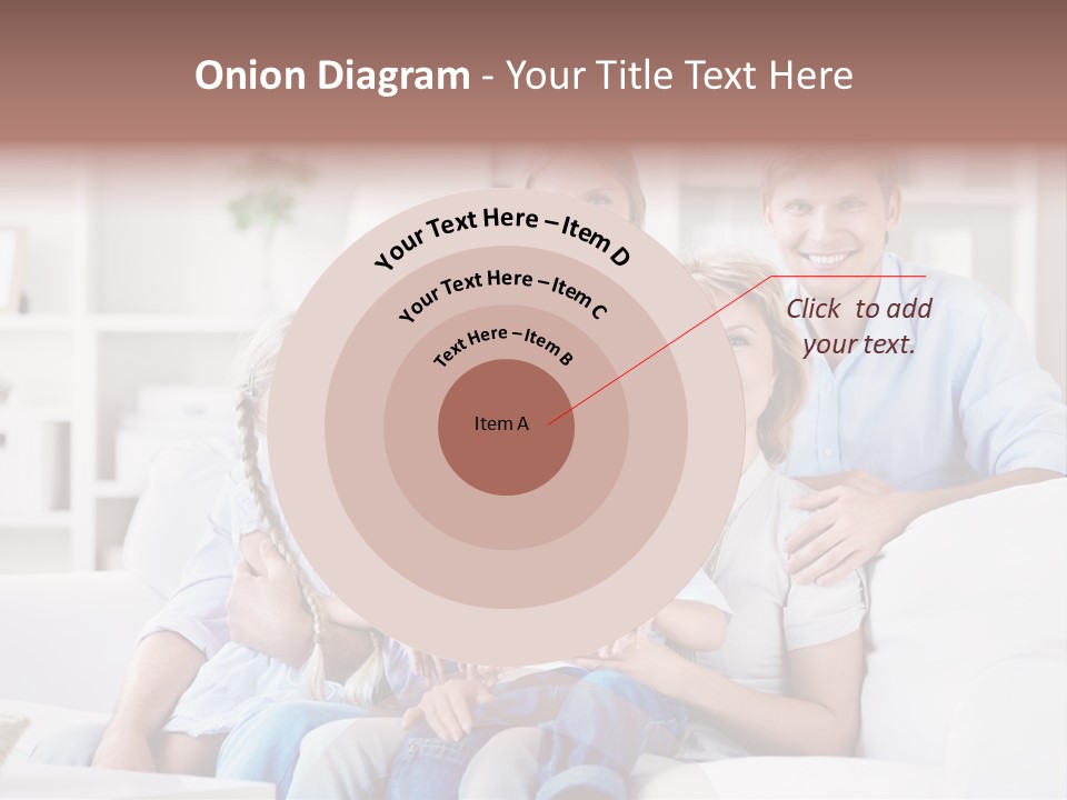 Embracing Girl Portrait PowerPoint Template