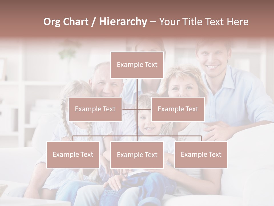 Embracing Girl Portrait PowerPoint Template