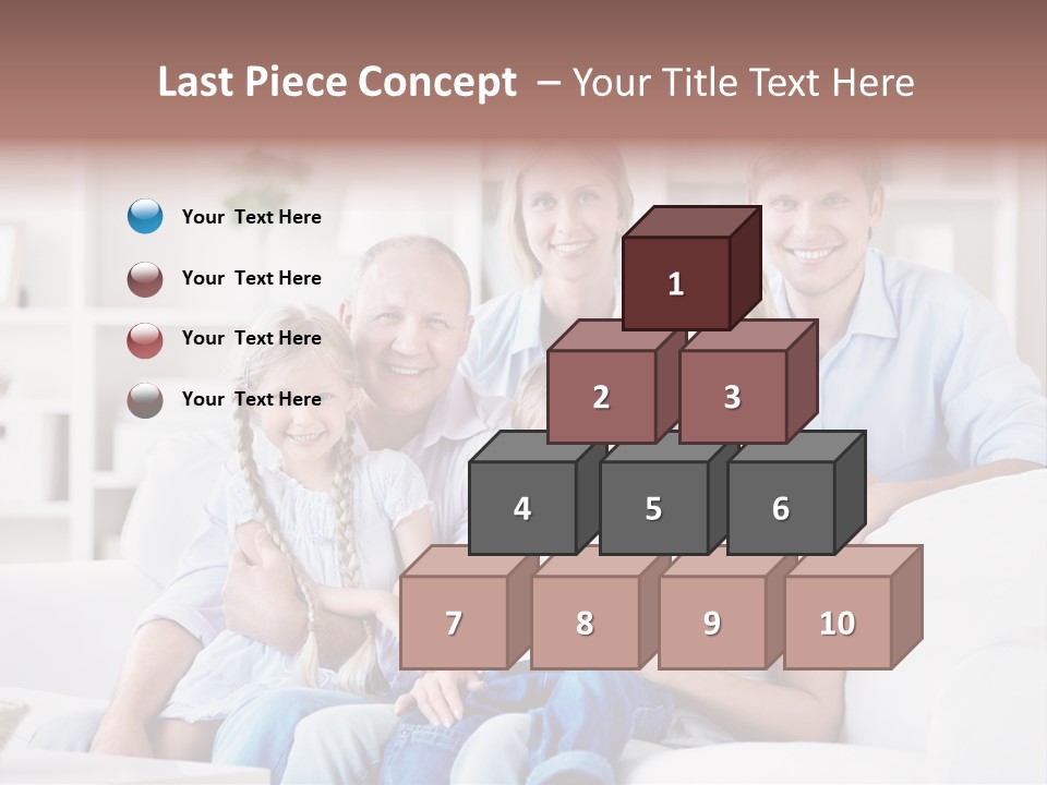 Embracing Girl Portrait PowerPoint Template