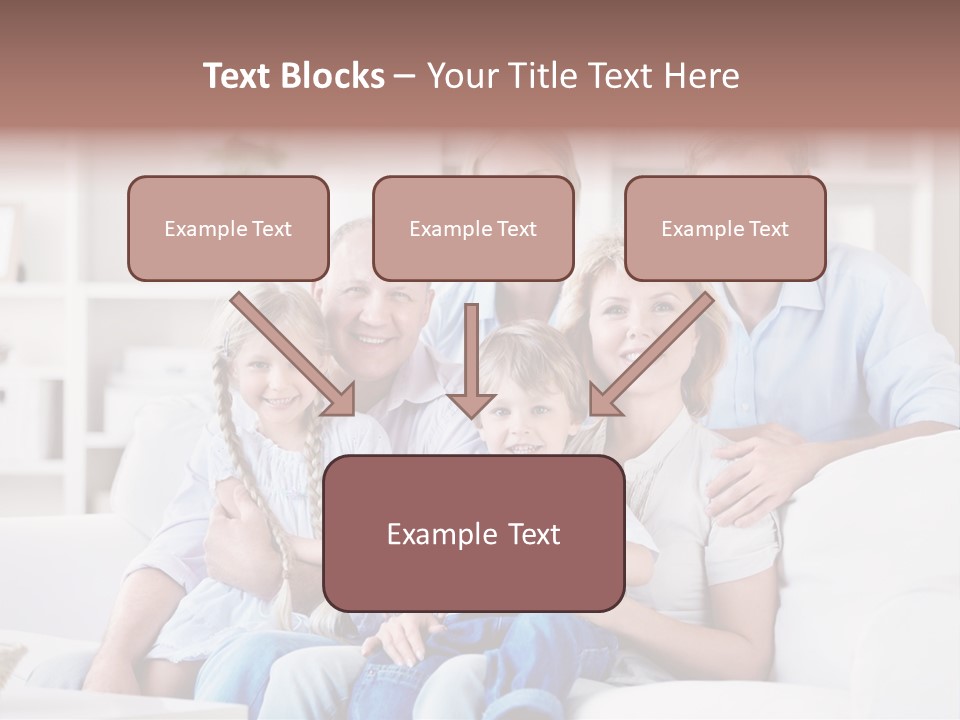 Embracing Girl Portrait PowerPoint Template