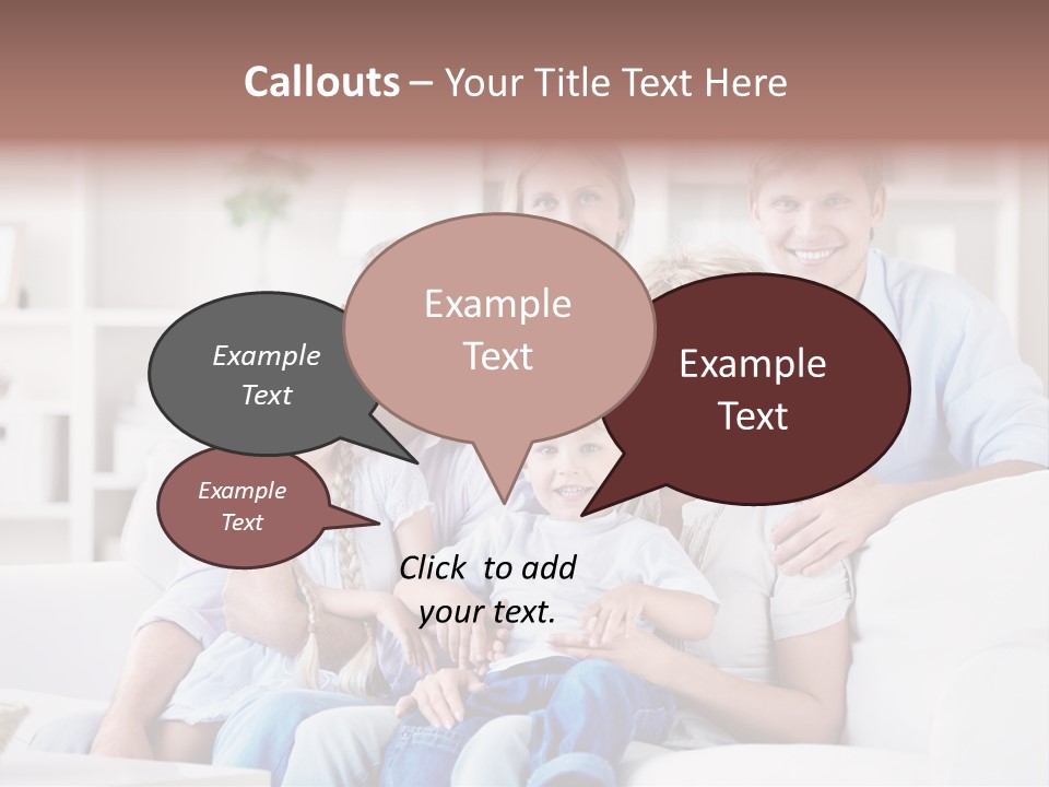 Embracing Girl Portrait PowerPoint Template