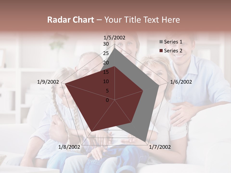 Embracing Girl Portrait PowerPoint Template