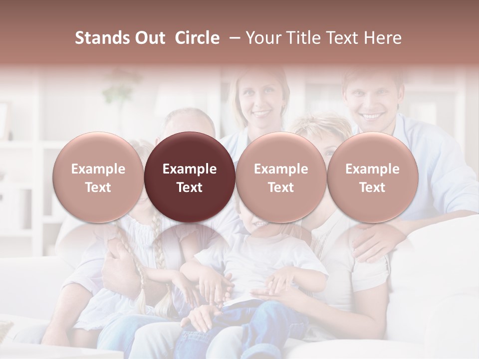 Embracing Girl Portrait PowerPoint Template