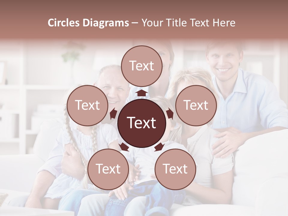 Embracing Girl Portrait PowerPoint Template