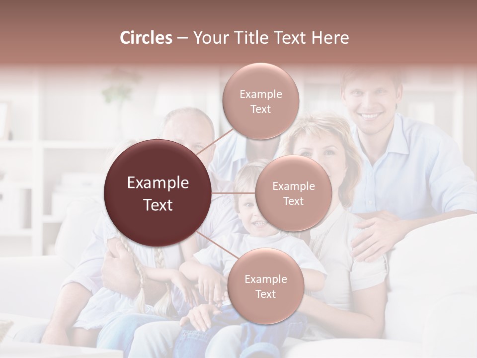 Embracing Girl Portrait PowerPoint Template