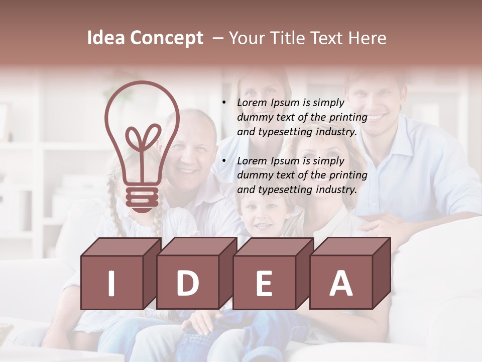 Embracing Girl Portrait PowerPoint Template