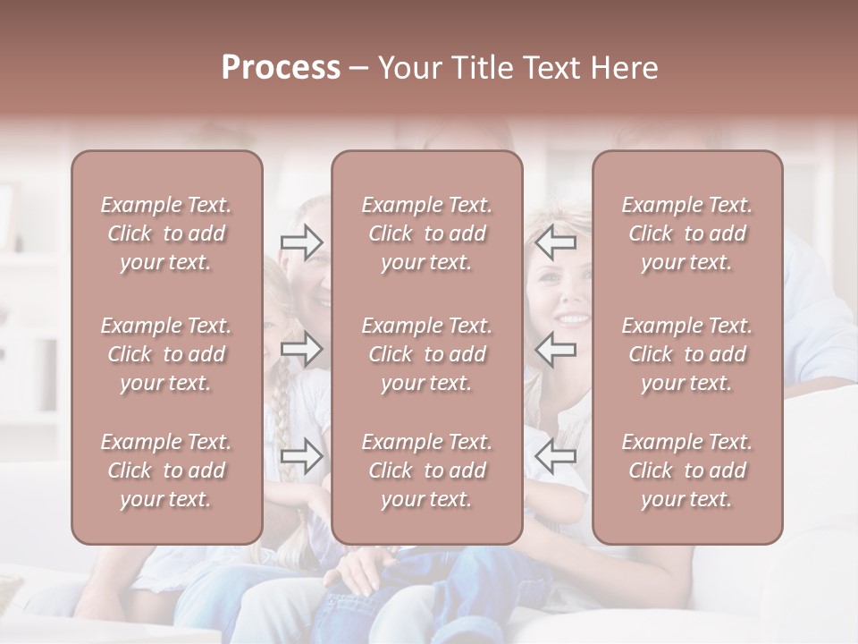 Embracing Girl Portrait PowerPoint Template