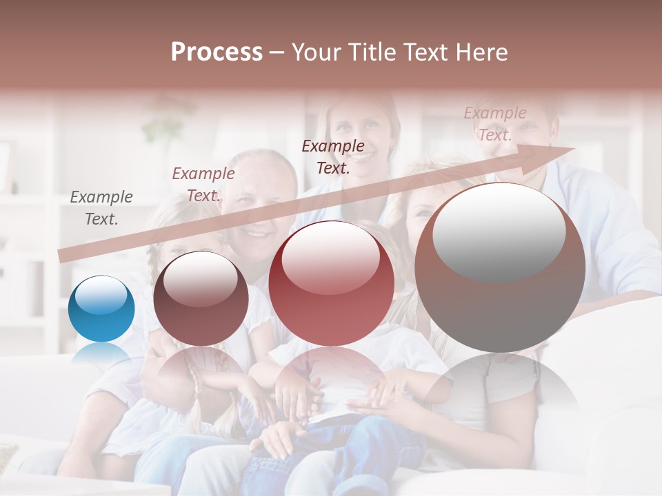 Embracing Girl Portrait PowerPoint Template