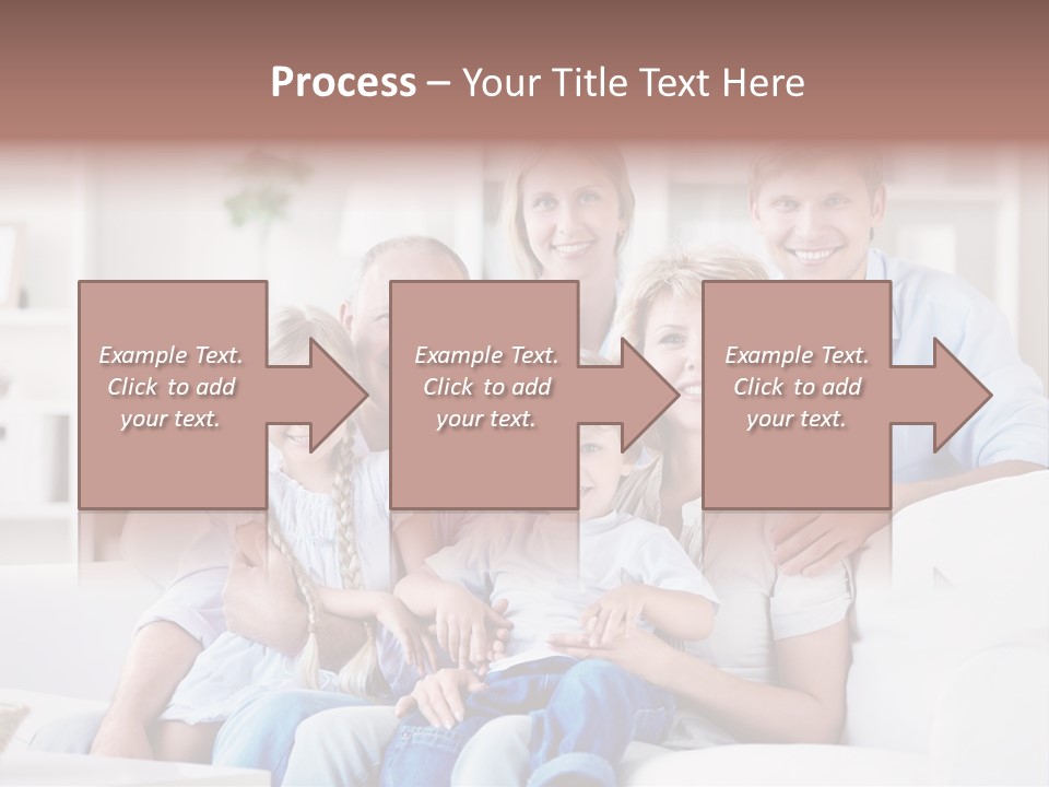 Embracing Girl Portrait PowerPoint Template