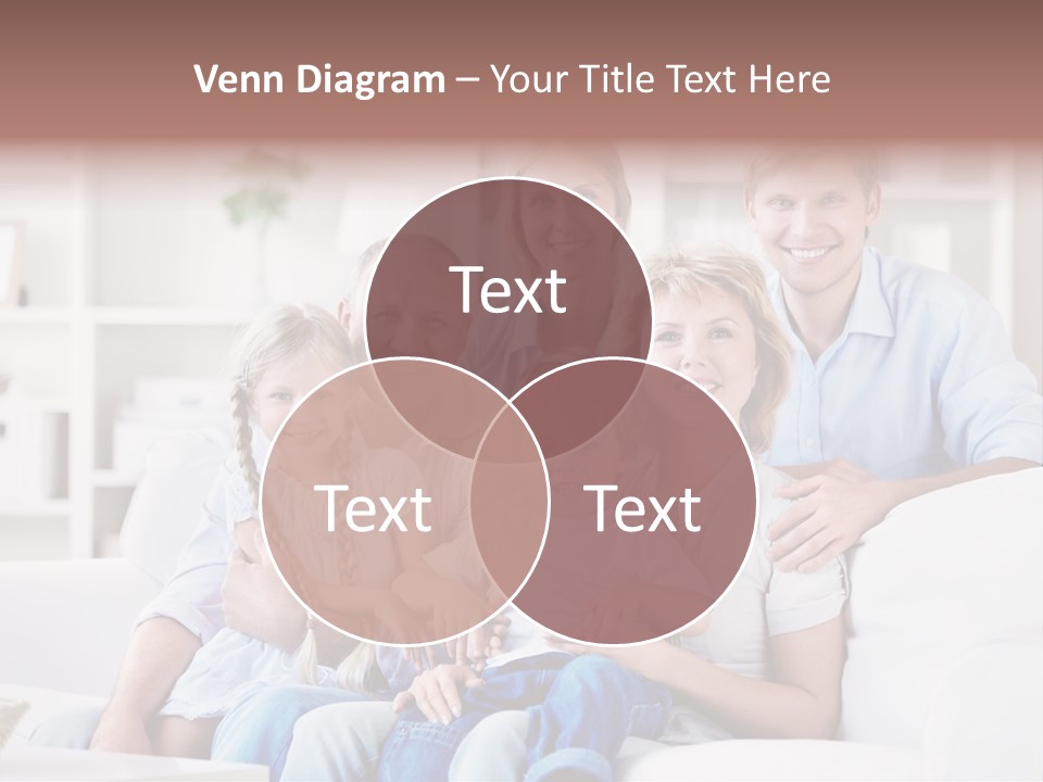 Embracing Girl Portrait PowerPoint Template