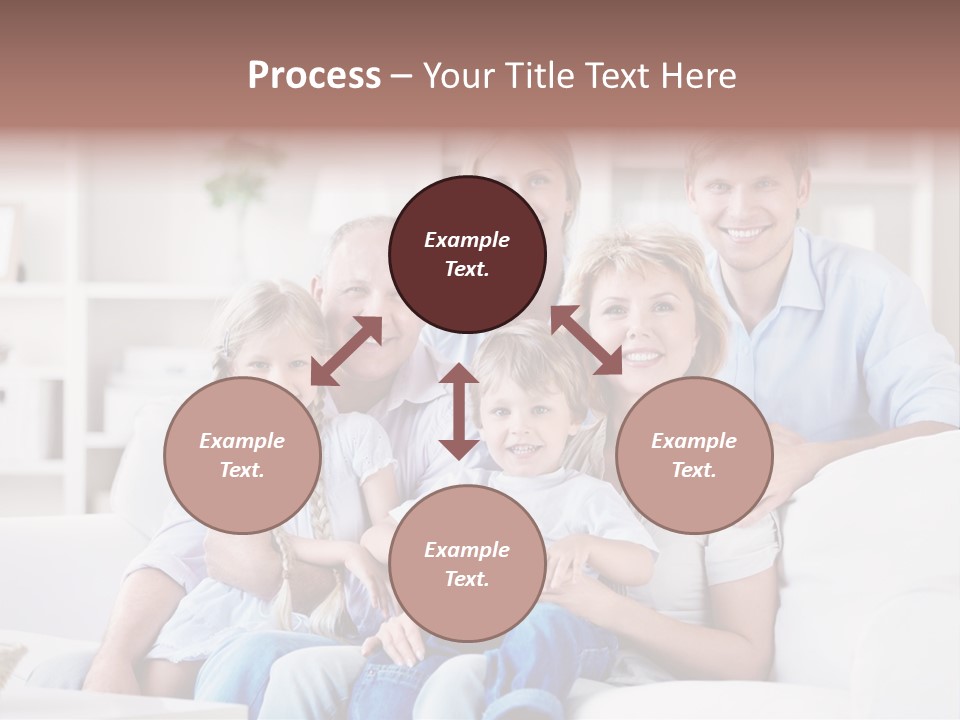 Embracing Girl Portrait PowerPoint Template