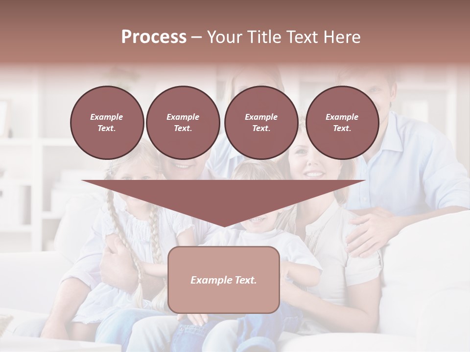 Embracing Girl Portrait PowerPoint Template