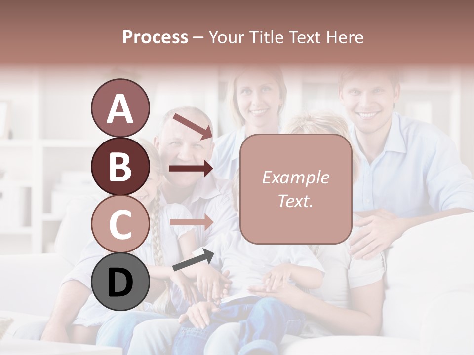 Embracing Girl Portrait PowerPoint Template