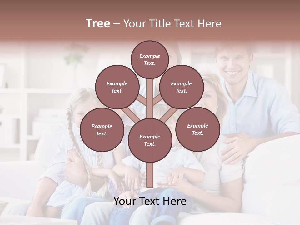 Embracing Girl Portrait PowerPoint Template