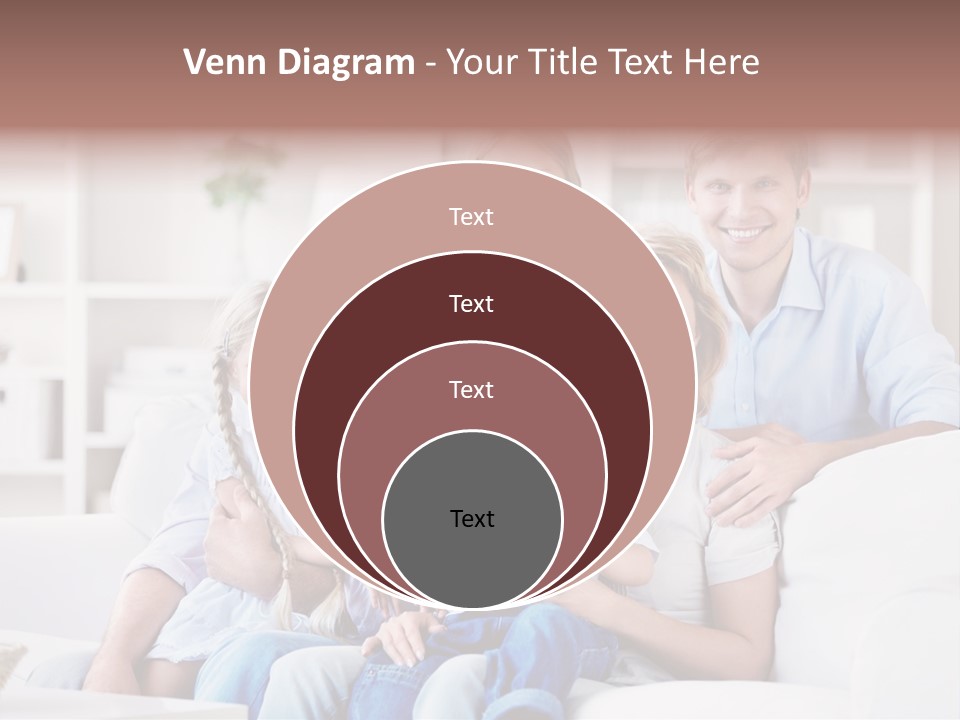 Embracing Girl Portrait PowerPoint Template