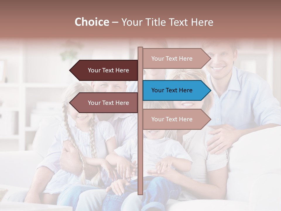 Embracing Girl Portrait PowerPoint Template