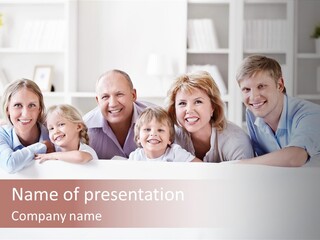 Family Female Mother PowerPoint Template