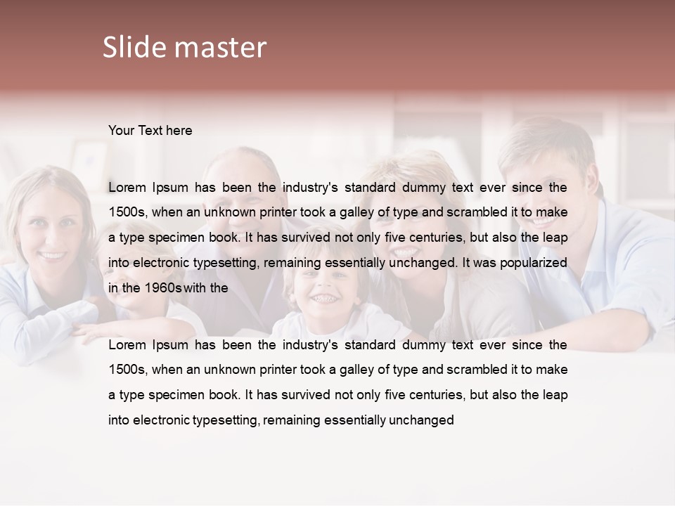 Family Female Mother PowerPoint Template