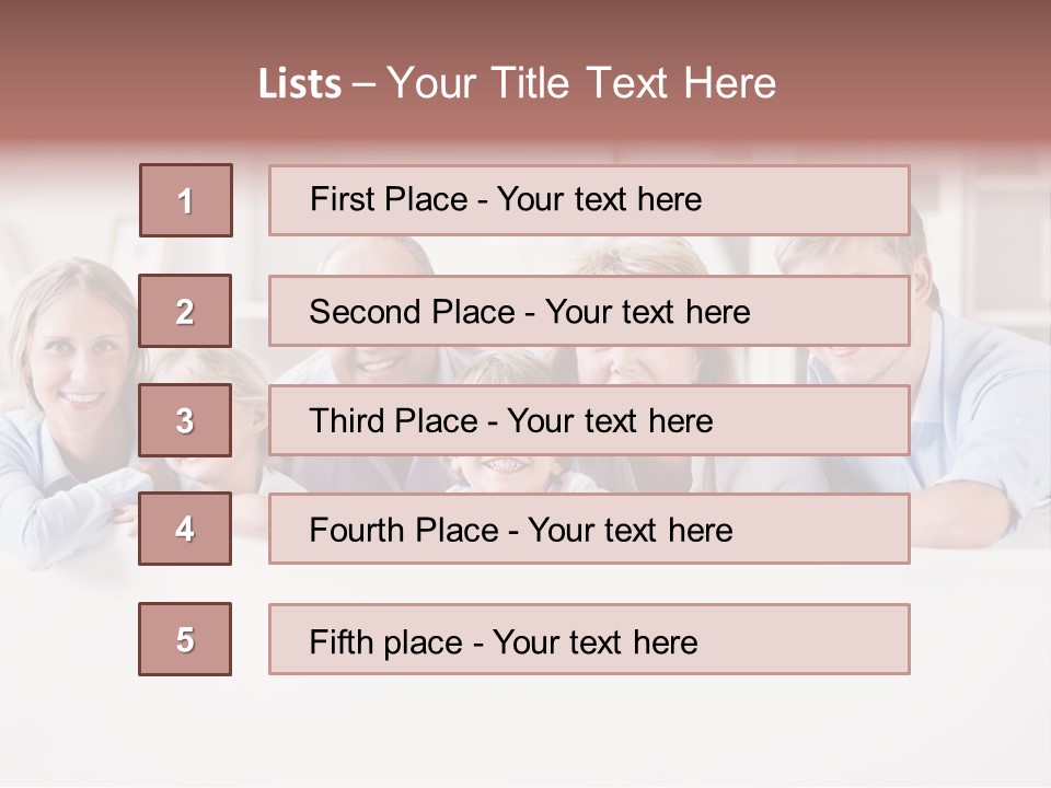 Family Female Mother PowerPoint Template