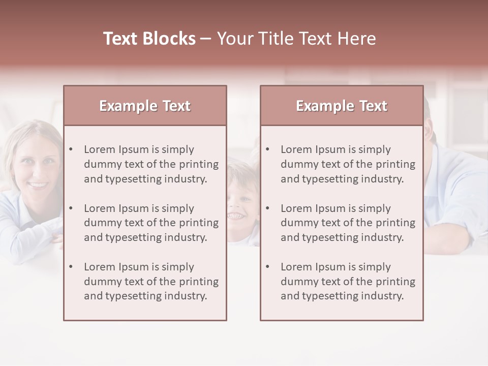 Family Female Mother PowerPoint Template