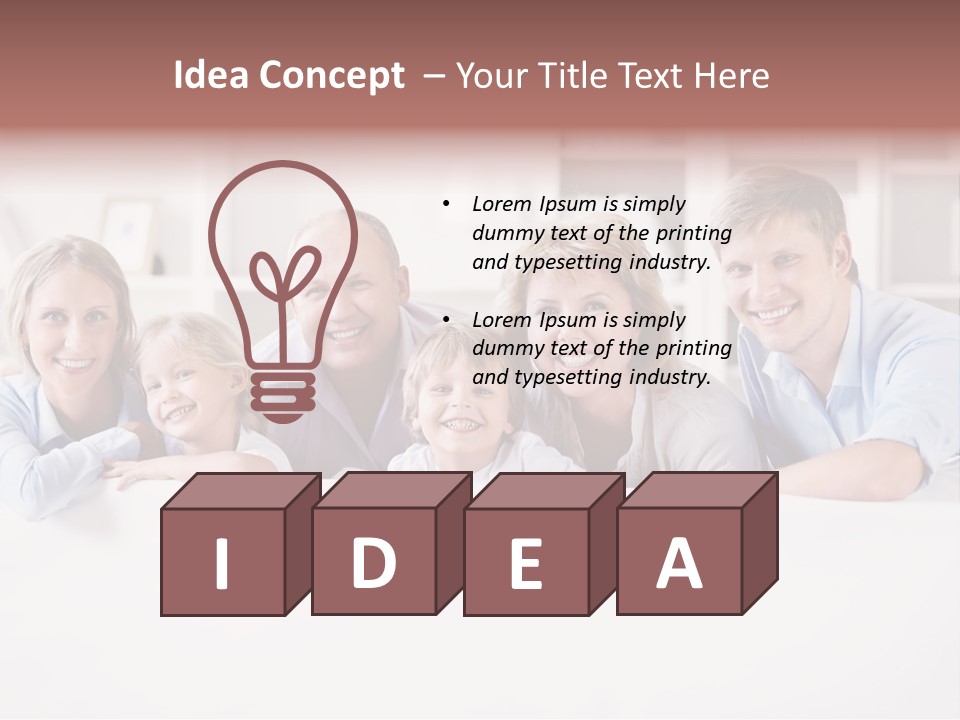 Family Female Mother PowerPoint Template