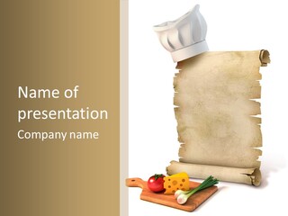 Banner Background Eating PowerPoint Template