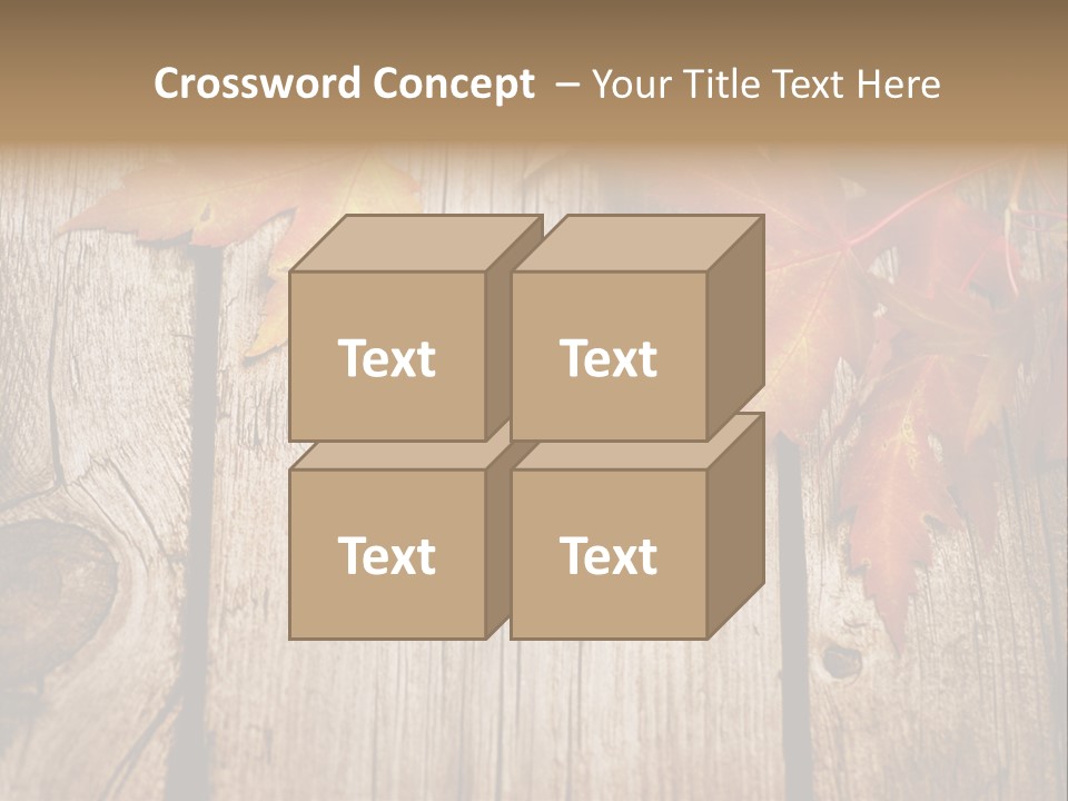 Space Maple Ragged PowerPoint Template