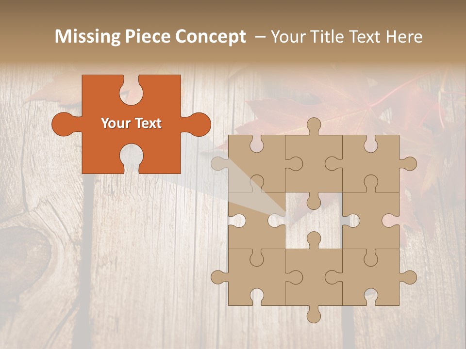 Space Maple Ragged PowerPoint Template