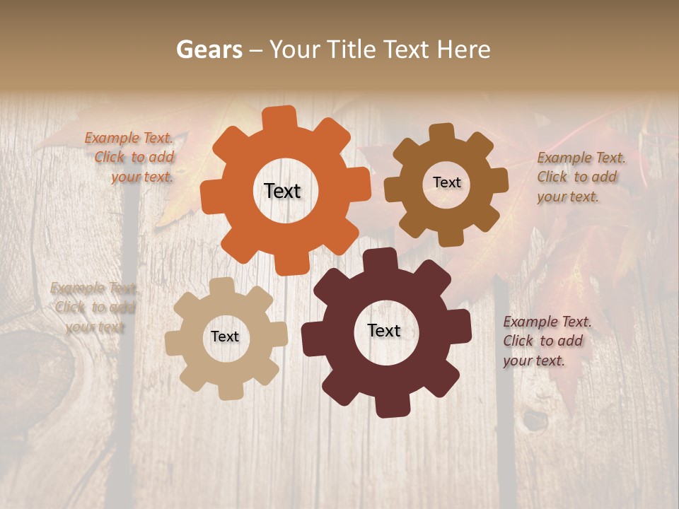 Space Maple Ragged PowerPoint Template